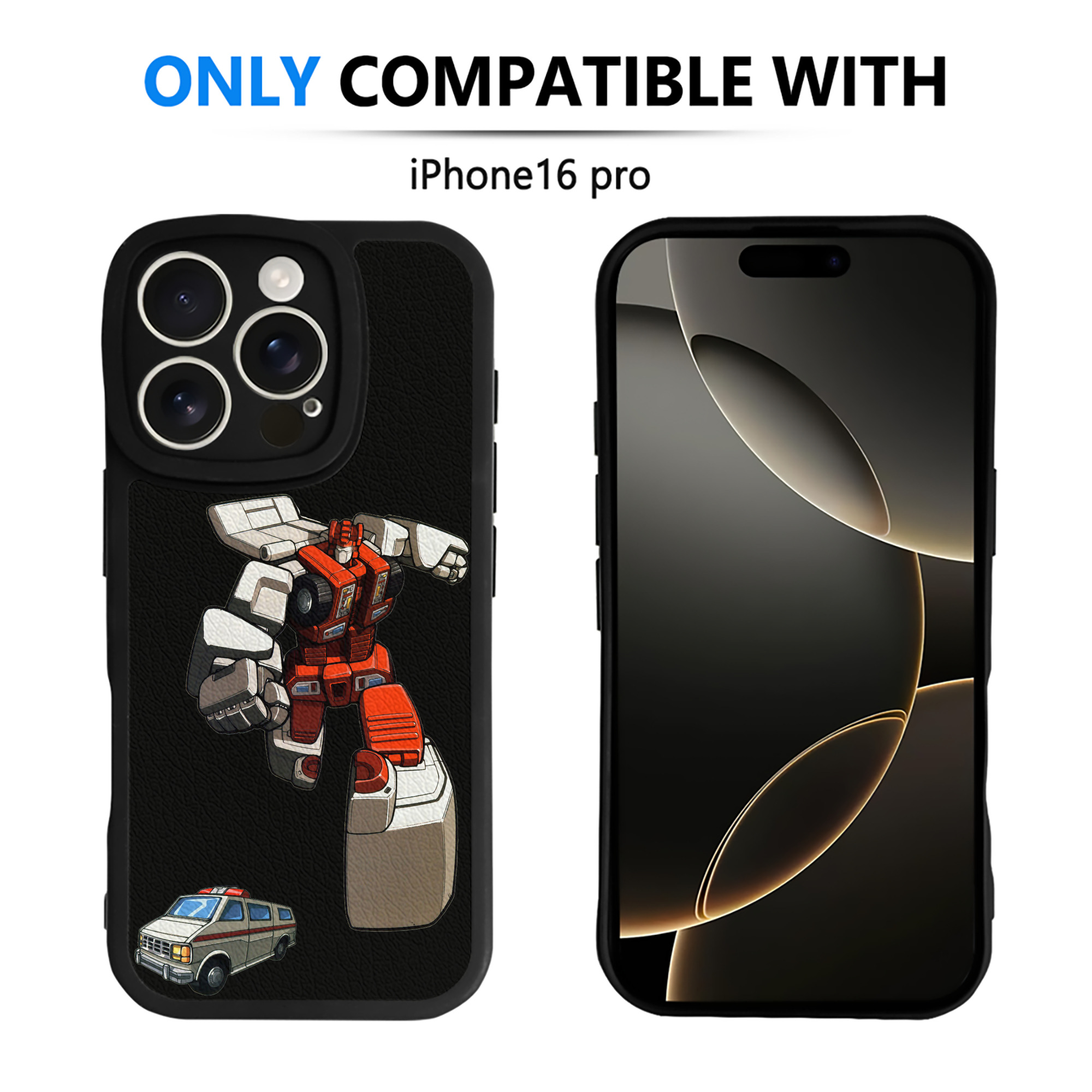 （画像用）  【iPhone 16シリーズ対応】シリコンスマホケース（レザー調） 材質：シリコン